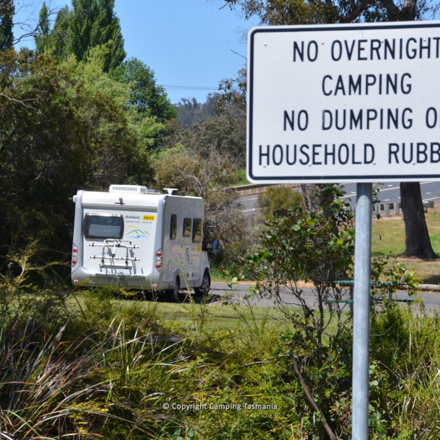 free camping paramatta creek tasmania