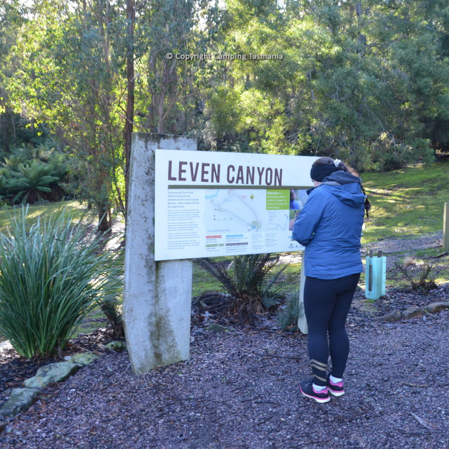 camping leven canyon ulverstone